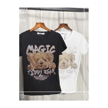 T-shirt Magic czarne